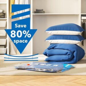 Vacuum Storage Bags 20 Pack 4 Jumbo 4 Large 4 Midium 4 Small 4 Roll Bags Space S