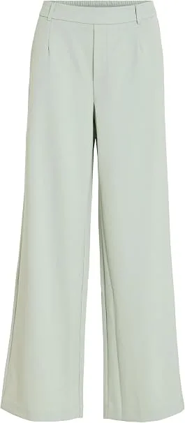 Vila Wide Leg Trousers Vivarone High Waist