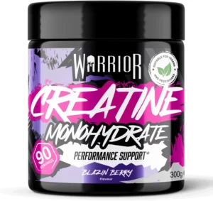 Warrior Creatine Monohydrate Powder 300g Pure Micronised 90 Servings