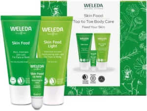 Weleda Skin Food Top To Toe Gift Set 3 In 1 Original Light Lip Balm