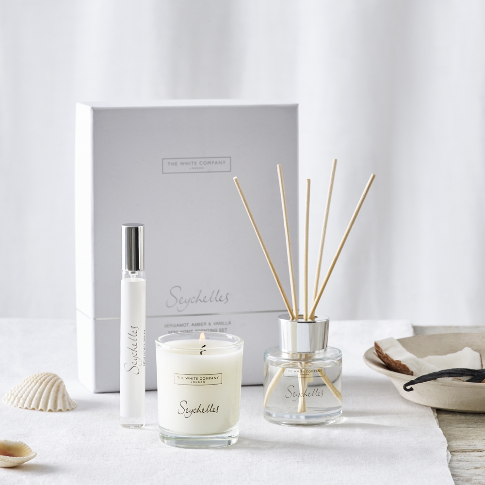 The White Company Seychelles Mini Home Scenting Gift Set