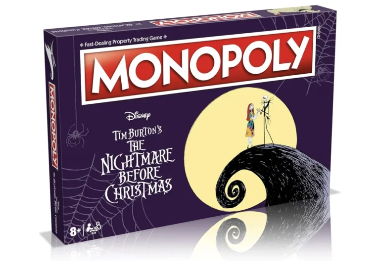 Winning Moves Nightmare Before Christmas Monopoly Advance To Zero S Tomb Spiral