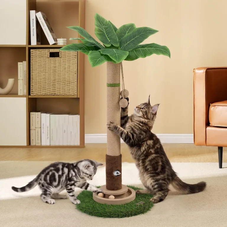 Woochpet Cat Scratching Post 35 Tall Cat Scratcher Tree Tower Scratching Posts F