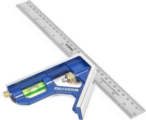 Workpro 300 Mm 12 Combination Square With Stainless Steel Ruler