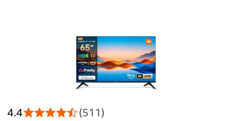 Xiaomi TV F 65 2026 65 Inch 165 Cm 4k Uhd Smart TV Fire TV Hdr10