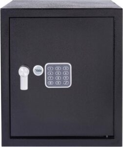 Yale Electronic Safe Large Standard Protection Pin Keypad Override Key Anti Bump