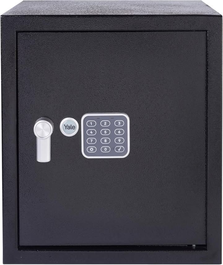 Yale Electronic Safe Large Standard Protection Pin Keypad Override Key Anti Bump