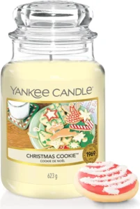 Yankee Candle Scented Candle Christmas Cookie Large Jar Candle Long Burning Cand