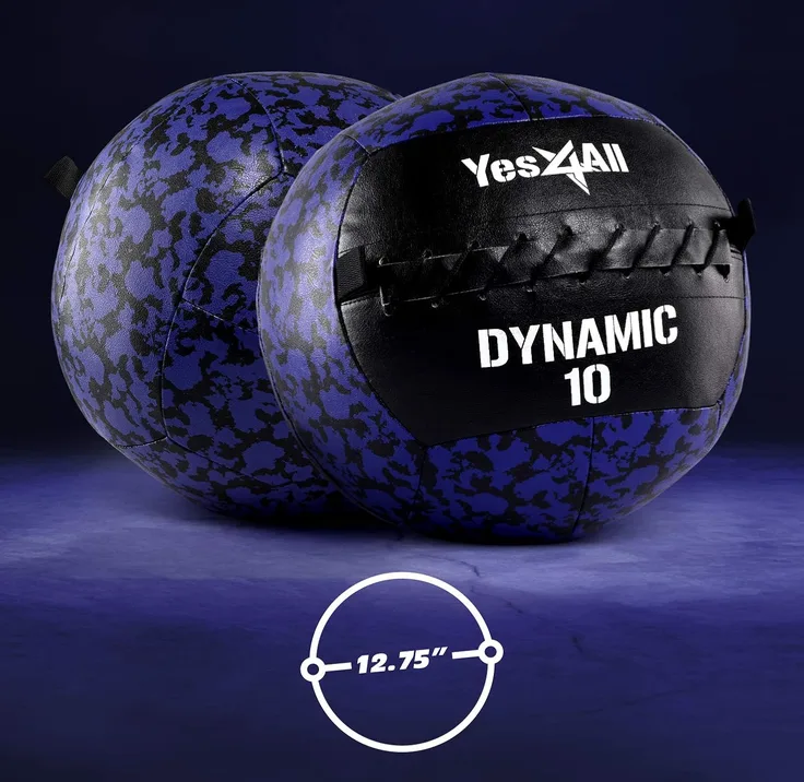 Yes4all Wall Ball Soft Leather Weighted Ball Sand Iron Core For Dynamic Multifun