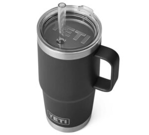 Yeti Rambler 25 Oz 739 Ml Straw Mug Black