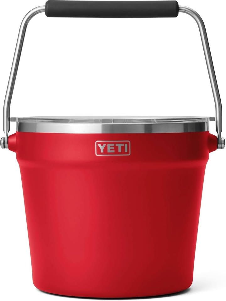 Yeti Rambler 7 6l Beverage And Ice Bucket With Lid Rescue Red